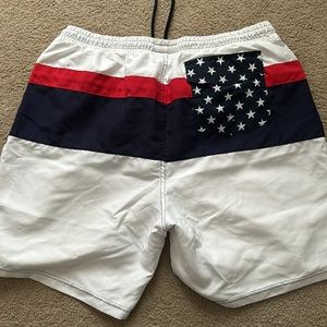 Red white and blue bathing suit